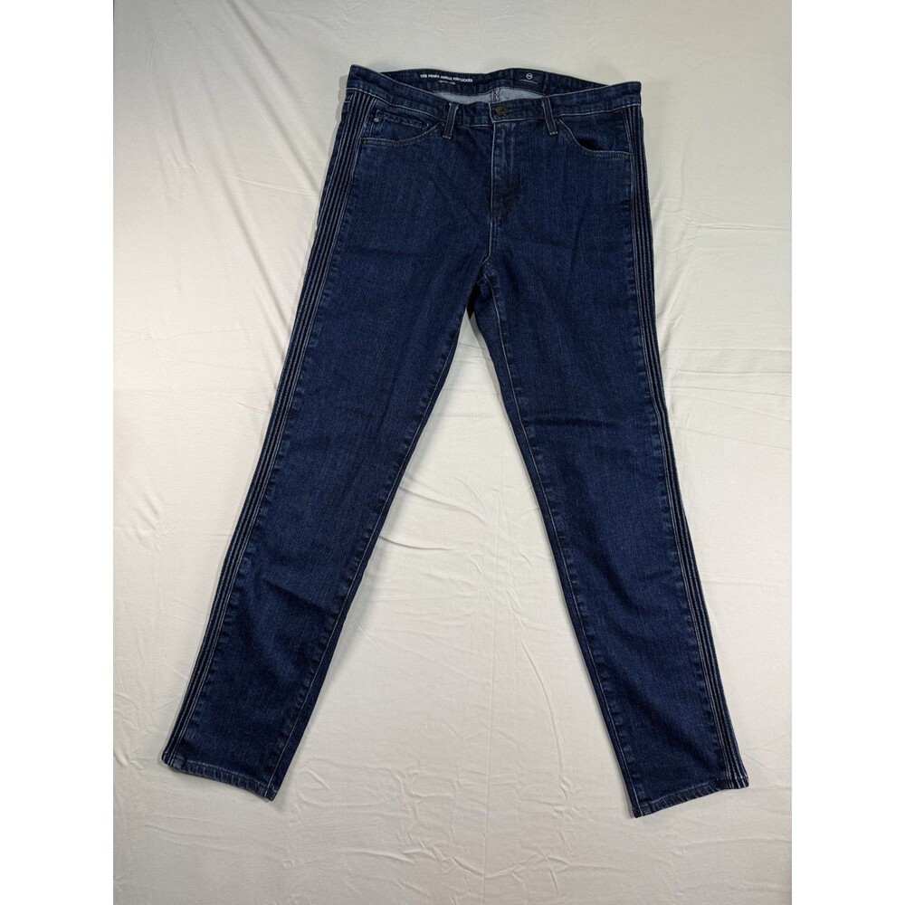 AG Adriano Goldschmied The Prima Ankle Pintucked Skinny Jeans – Women’s 30R